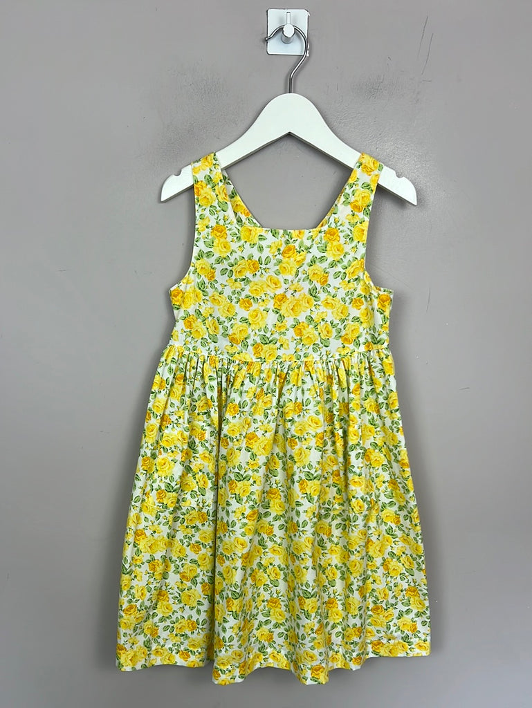Preloved Angelina yellow roses dress