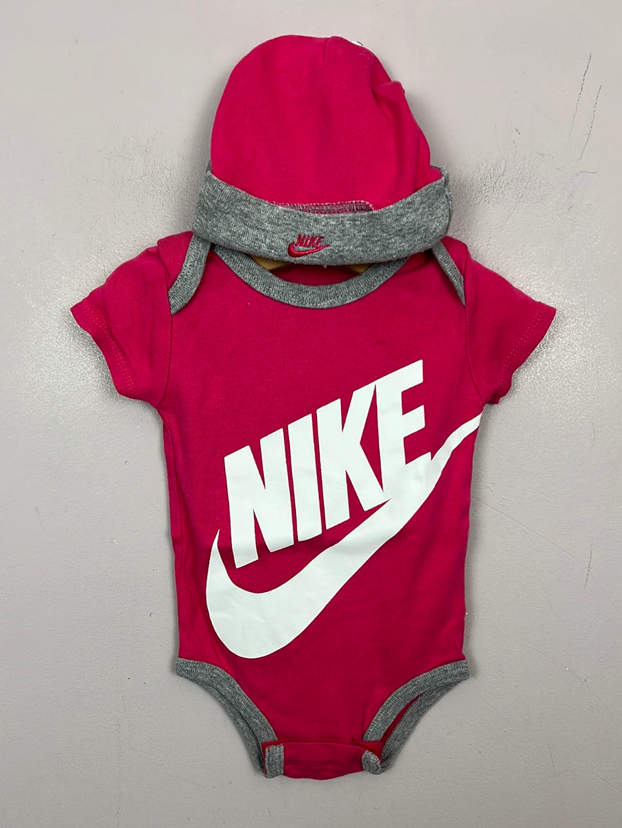 Nike bodysuit pink on sale