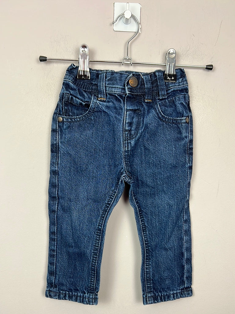 Secondhand baby Next ink blue jeans 9-12m