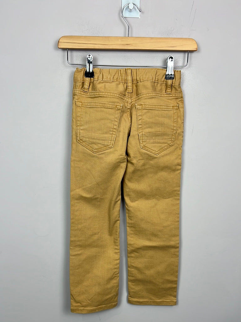 Secondhand Gap slim straight fit tan jeans 6y