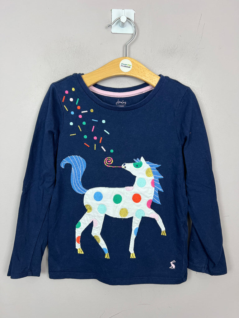Pre Loved Kids Joules Unicorn sprinkles t-shirt 6y