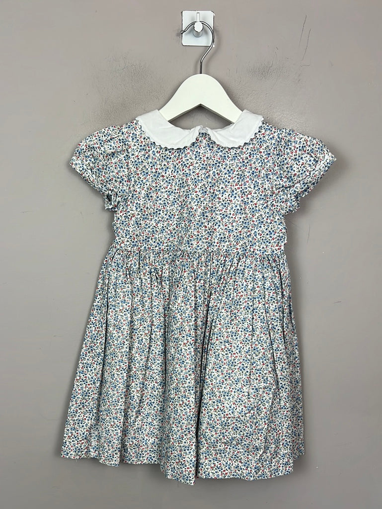 Second hand children’s Confiture blue & white tiny bloom dress