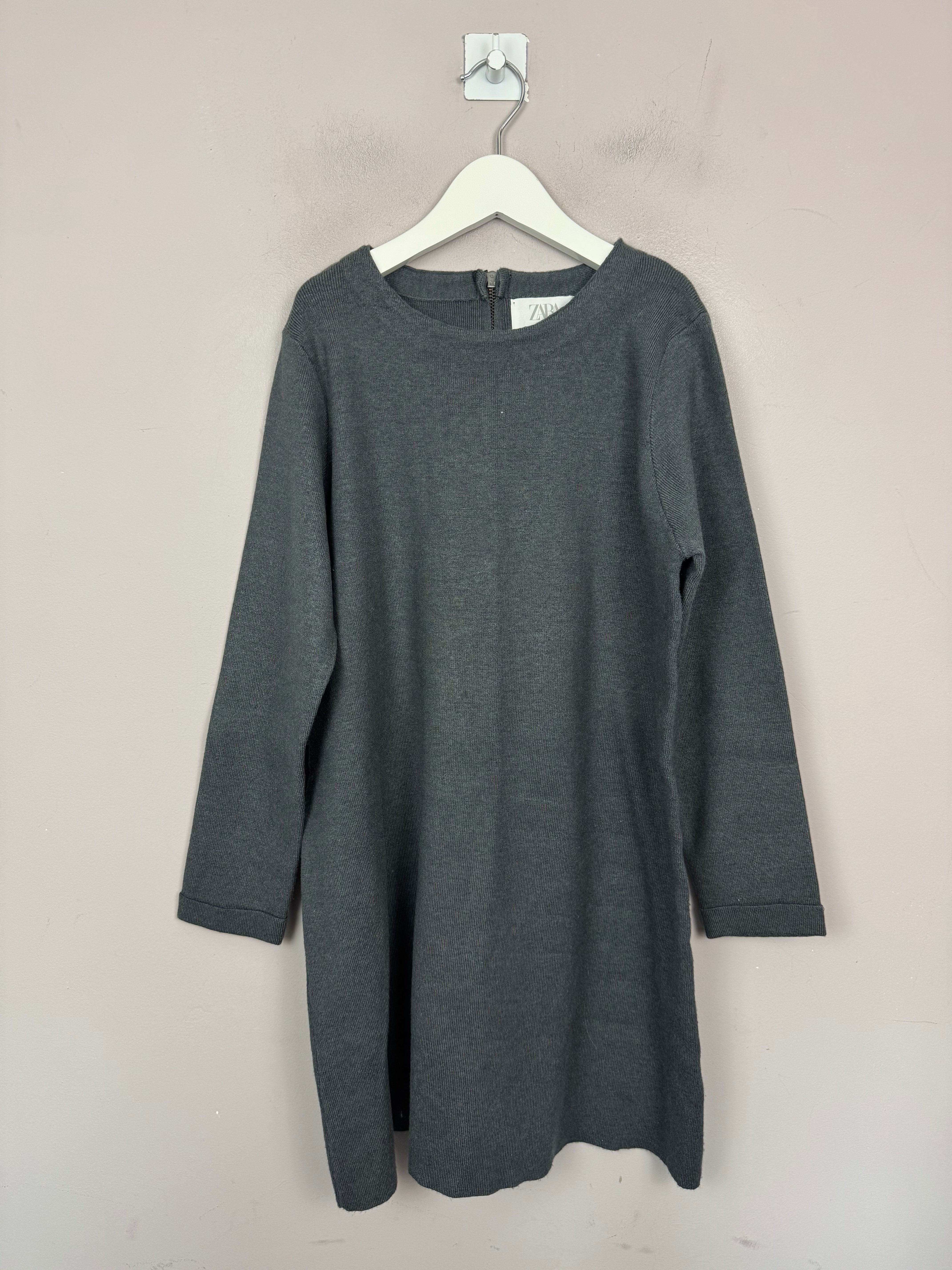 Zara Grey Knit Dress 11-12y New Sweet Pea Preloved Clothes Zara Grey Knit Dress 11-12y New Sweet Pea Preloved Clothes