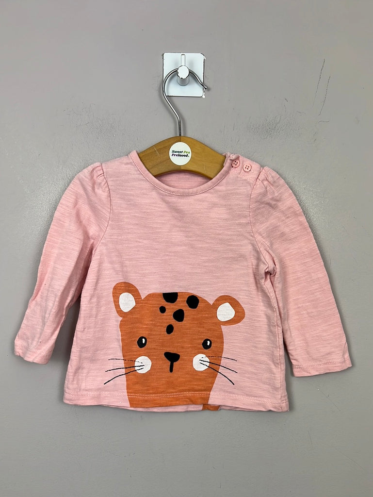 Preloved baby John Lewis Leopard T-shirt 3-6m