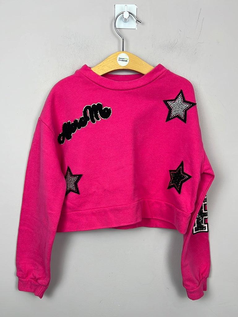 Secondhand kids Patrizia Pepe Pink Cropped Sweatshirt 8-10y