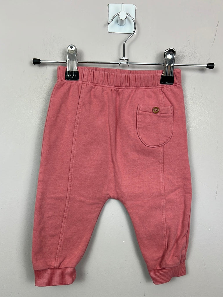 Second Hand baby M&S Pink Joggers 6-9m