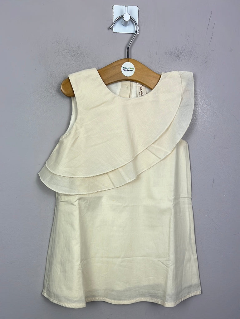 Preloved baby NaturaPura Organic Ruffle Dress 9-12m