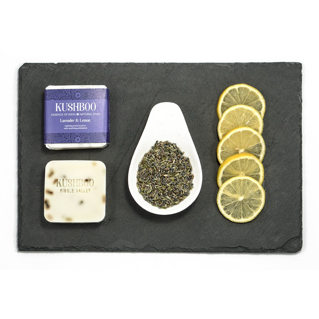 Kushboo Lavender and Lemon Soap - Natural - Vegan 