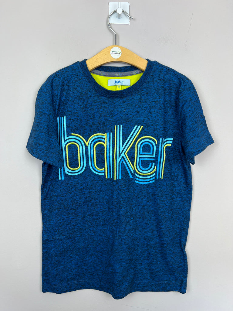 9y Baker neon look logo T-shirt - Sweet Pea Preloved Clothes