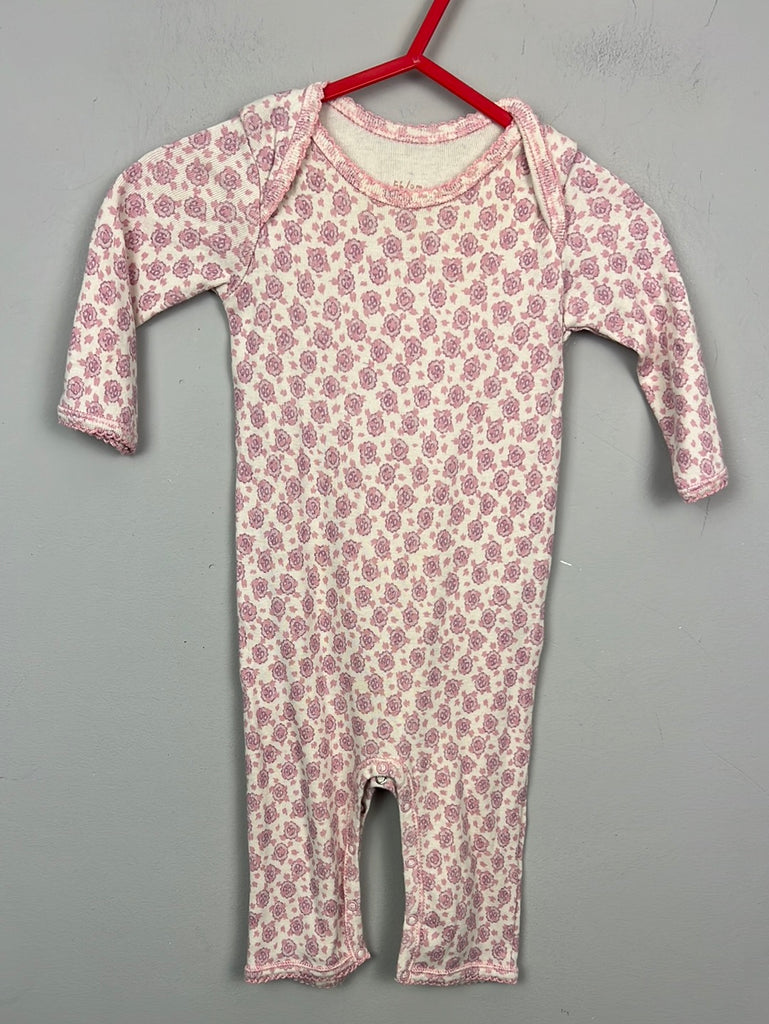 Second hand baby Newborn Noa Noa pale pink sleepsuit