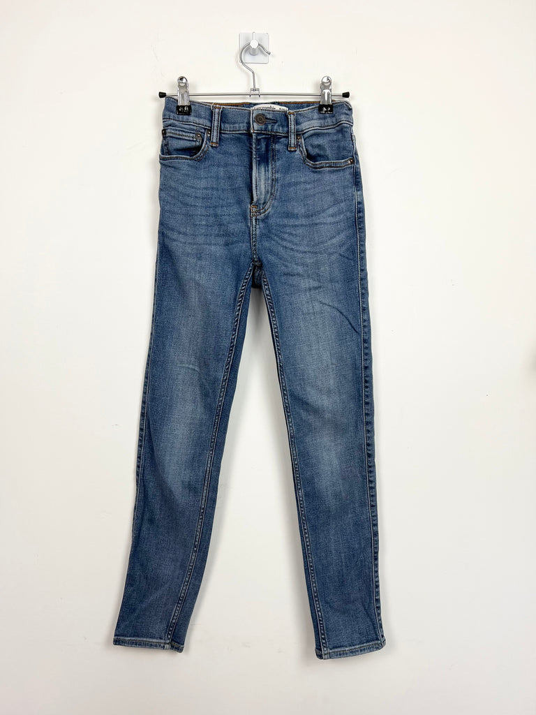 Quality Second Hand Kids Abercrombie super skinny slim fit jeans - Sweet Pea Preloved Clothes
