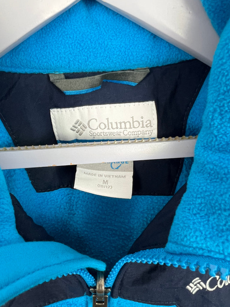 10-12y Columbia bugaboo blue/navy fleece jacket - Sweet Pea Preloved Clothes