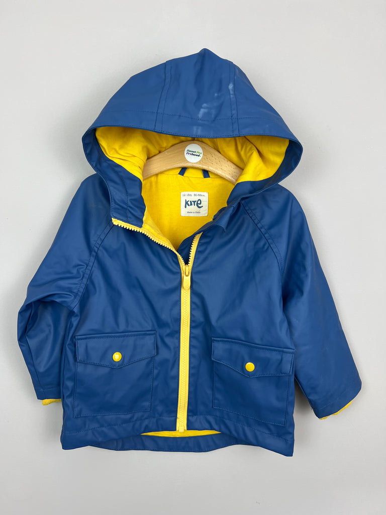 Kite blue waterproof jacket - Sweet Pea Preloved Clothes
