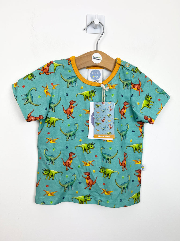 second hand Scandi Jeco Dinosaur T-shirt BNWT - Sweet Pea Preloved Clothes