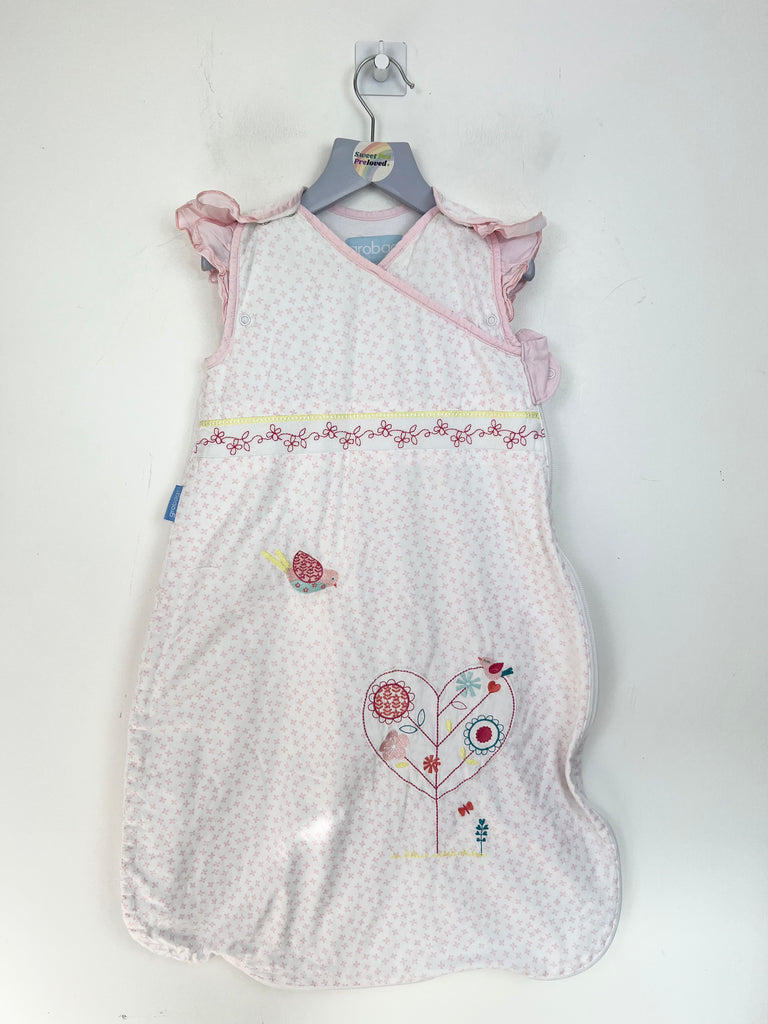 Second hand baby Grobag pink heart tree sleeping bag 1.0 tog - Sweet Pea Preloved Clothes