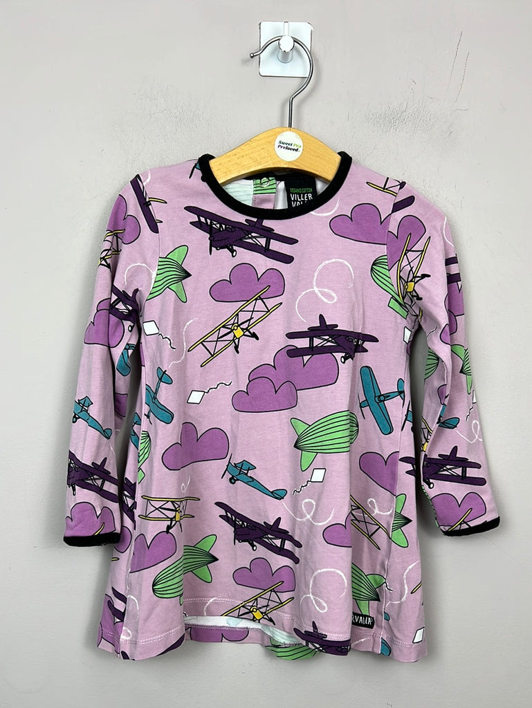 second hand kids Viller Valla Lilac Skies Tunic 2-3y