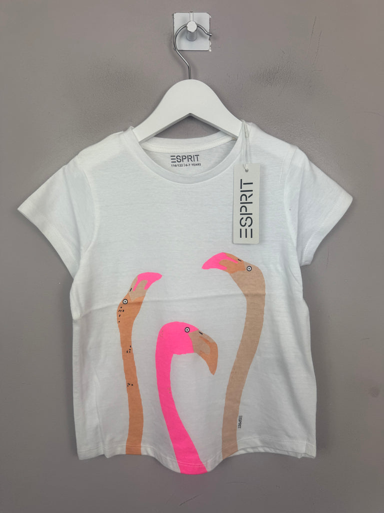 Esprit flamingo t-shirt bnwt 6-7y second hand kids 