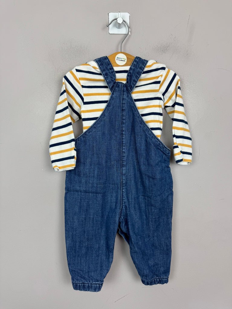M&S Pooh Bear Dungarees 3-6m prelove baby