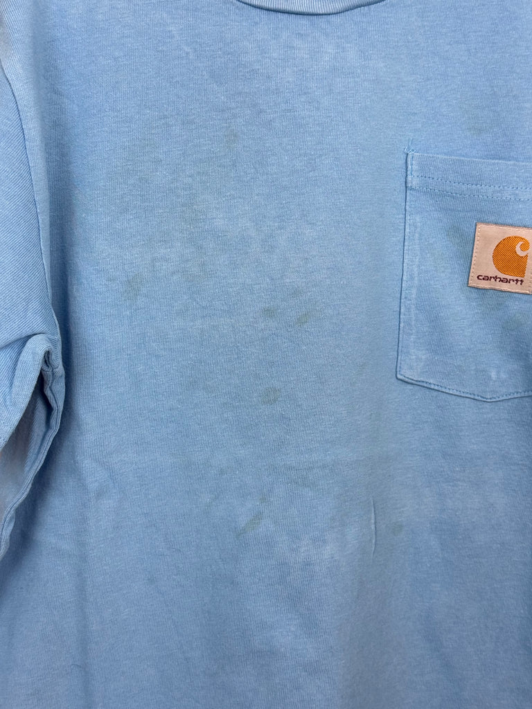 Secondhand Carhartt Blue Fishing T-shirt 8-10y