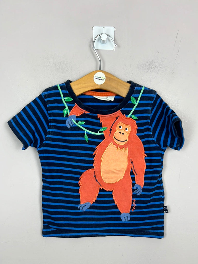 Pre Loved Jojo Maman Bebe Orangutan T-shirt 12-18m