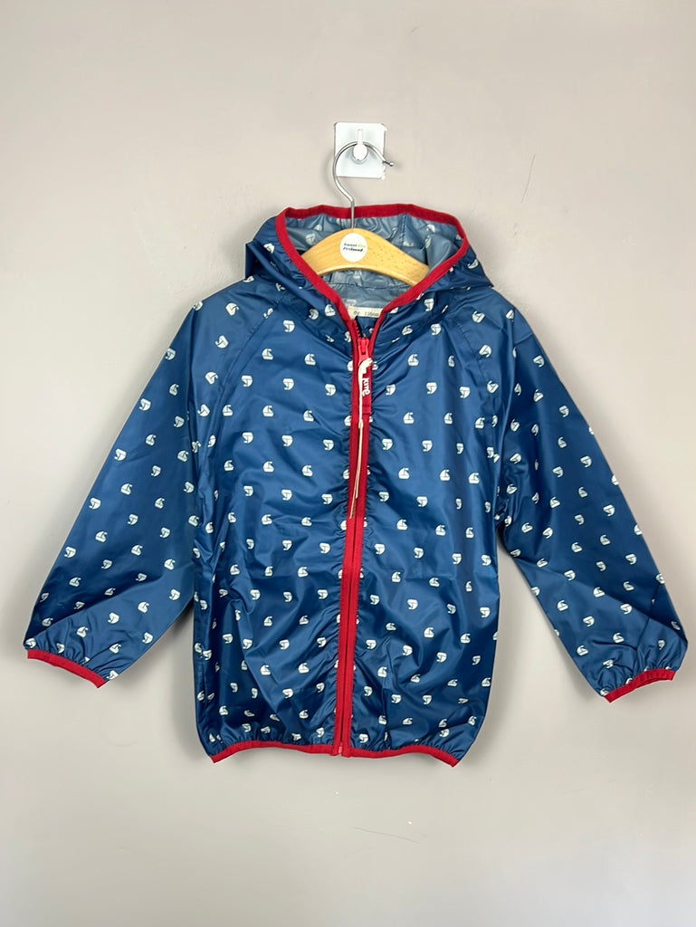 Kite Sail Boat Puddle Pack Jacket 6y BNWT