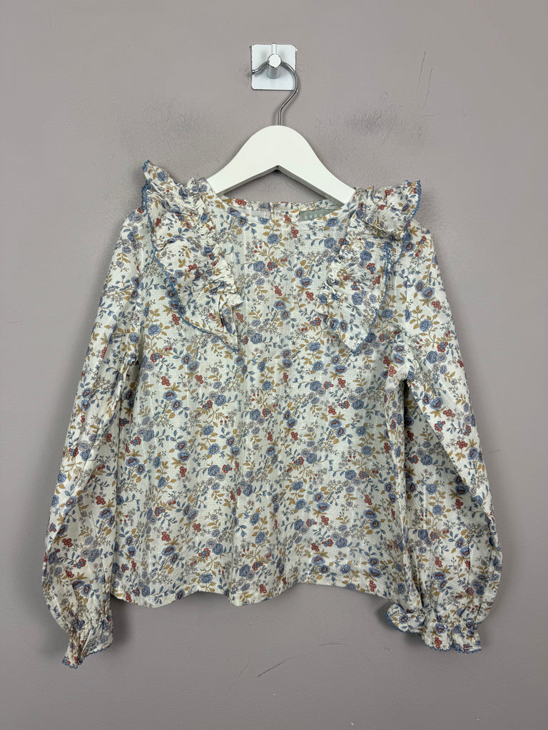 Coconut floral blouse - Sweet Pea Preloved