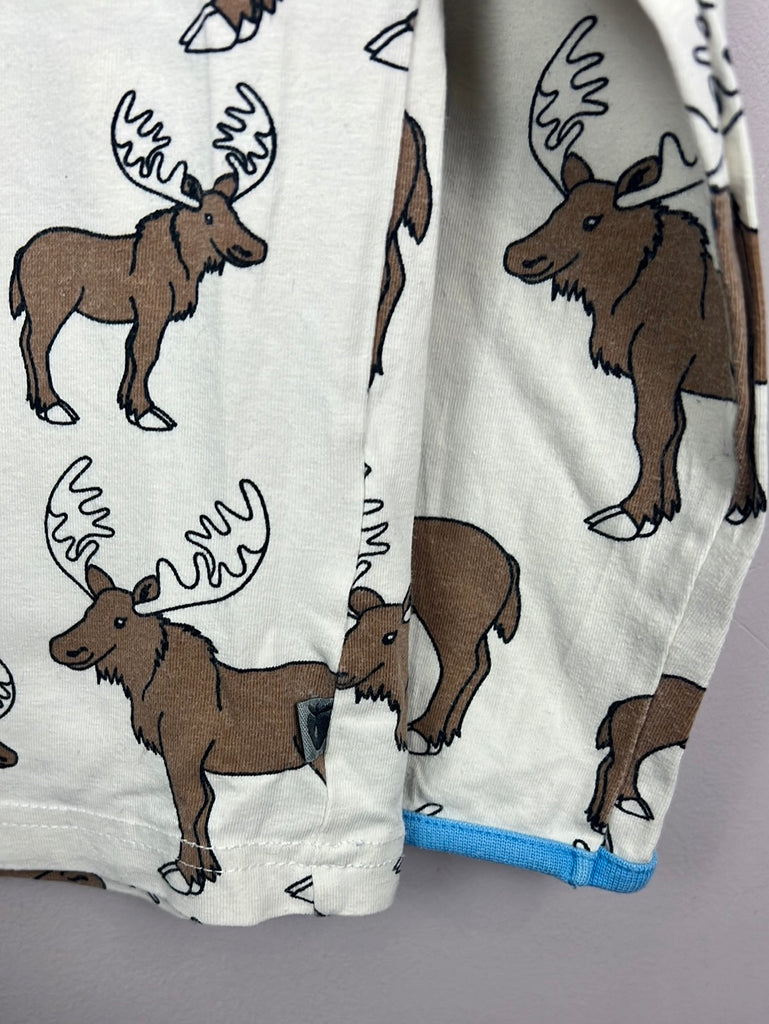 Smafolk Cream Moose Long sleeve t-shirt 5-6y