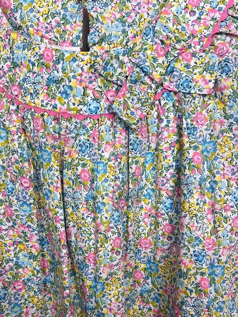 Lily Rose Liberty Betsy multi ric rac dress - Sweet Pea Preloved Clothes 