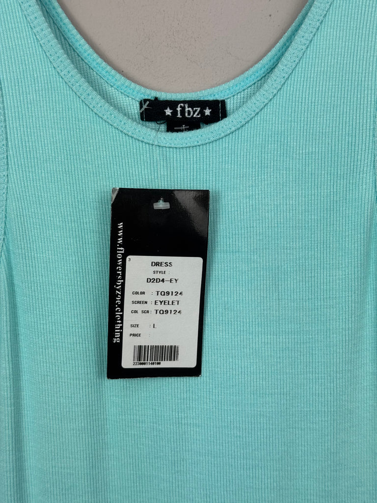 FBZ Turquoise Dress 10-12y Bnwt
