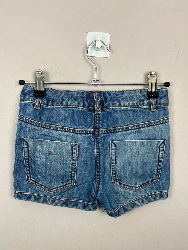 Next denim shorts with taped seam 6y - Sweet Pea Preloved