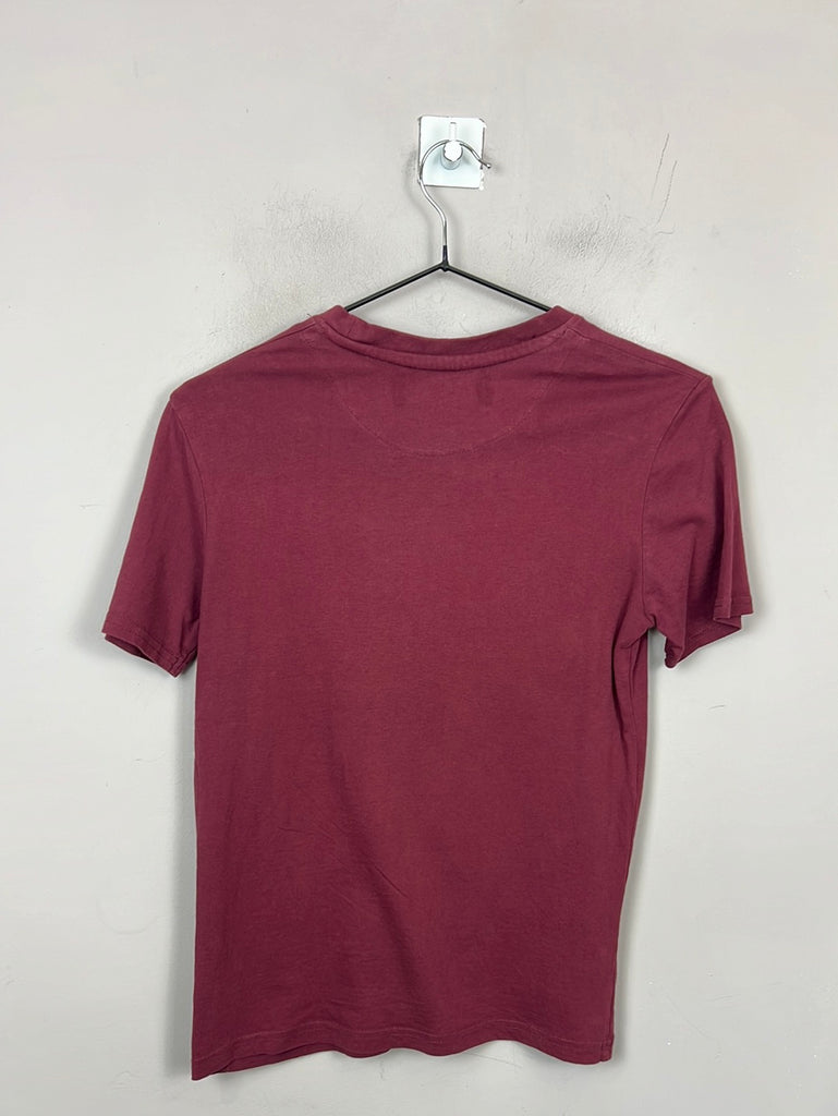 Ben Sherman burgundy T-shirt 12-13y - Sweet Pea Preloved