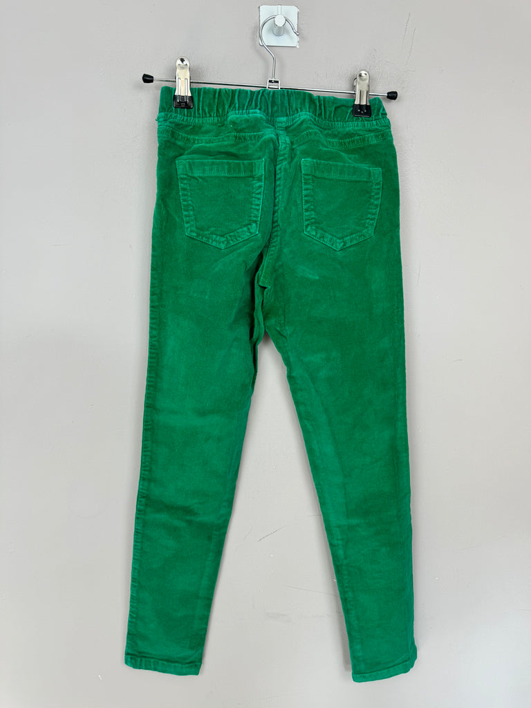 Secondhand mini Boden Green cord leggings 9y