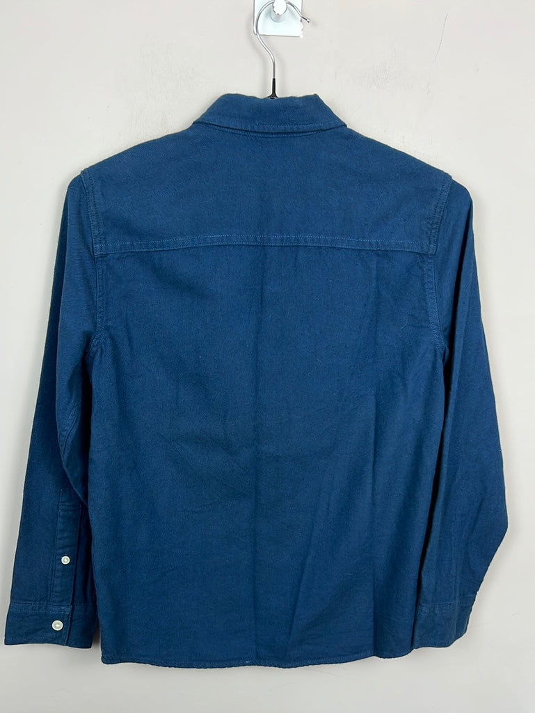 Abercrombie blue soft twill shirt 9-10y