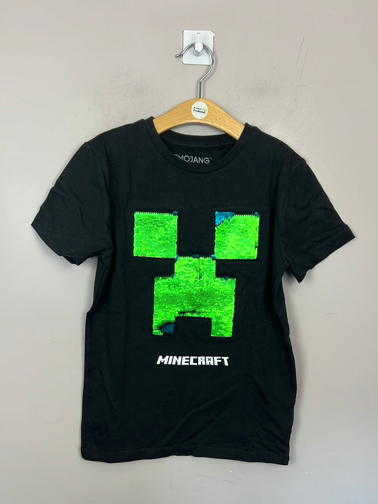 Secondhand Next Minecraft sequin t-shirt 9y