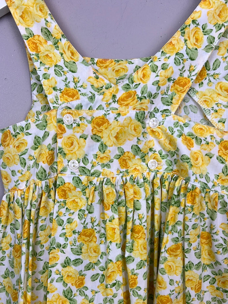 Secondhand children’s Angelina yellow roses dress