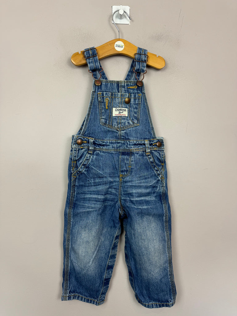 Shop Oshkosh denim dungarees 18m