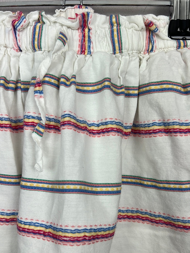 Second hand kids Fat Face white skirt 2-3y