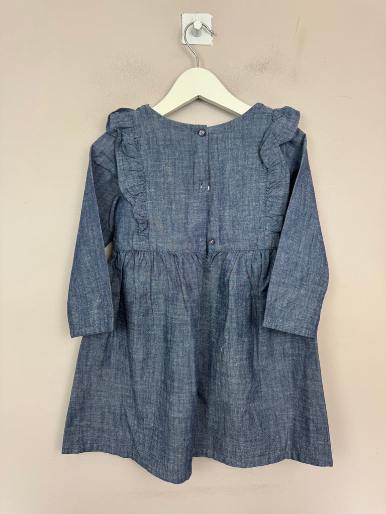 Secondhand Kids Little White Company ruffle dress 3-4y -Sweet Pea Preloved Clothes
