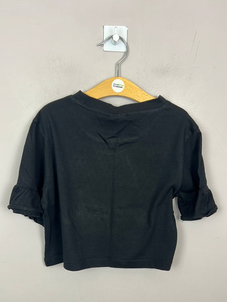 Second hand Hype black boxy T-shirt 9-10y