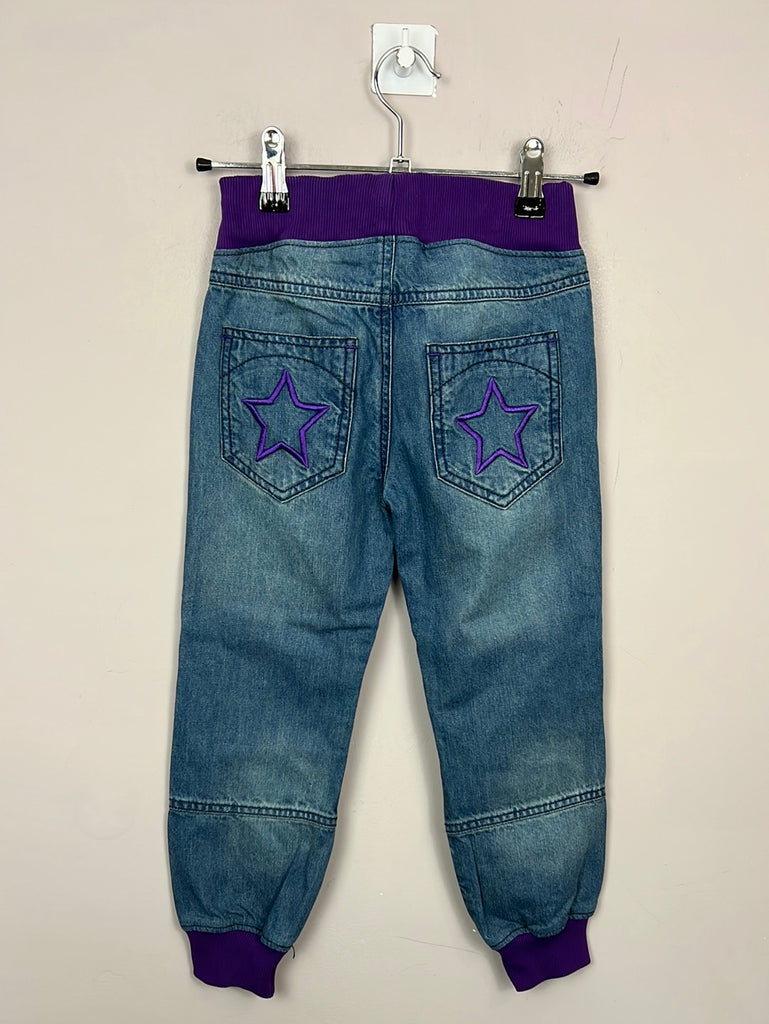 Pre Loved kids Viller valla Relaxed Jeans Classic Denim - Plum 6y