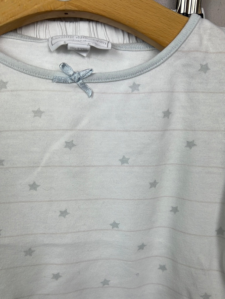 Pre Loved Baby Little White Company star pjs 18-24m