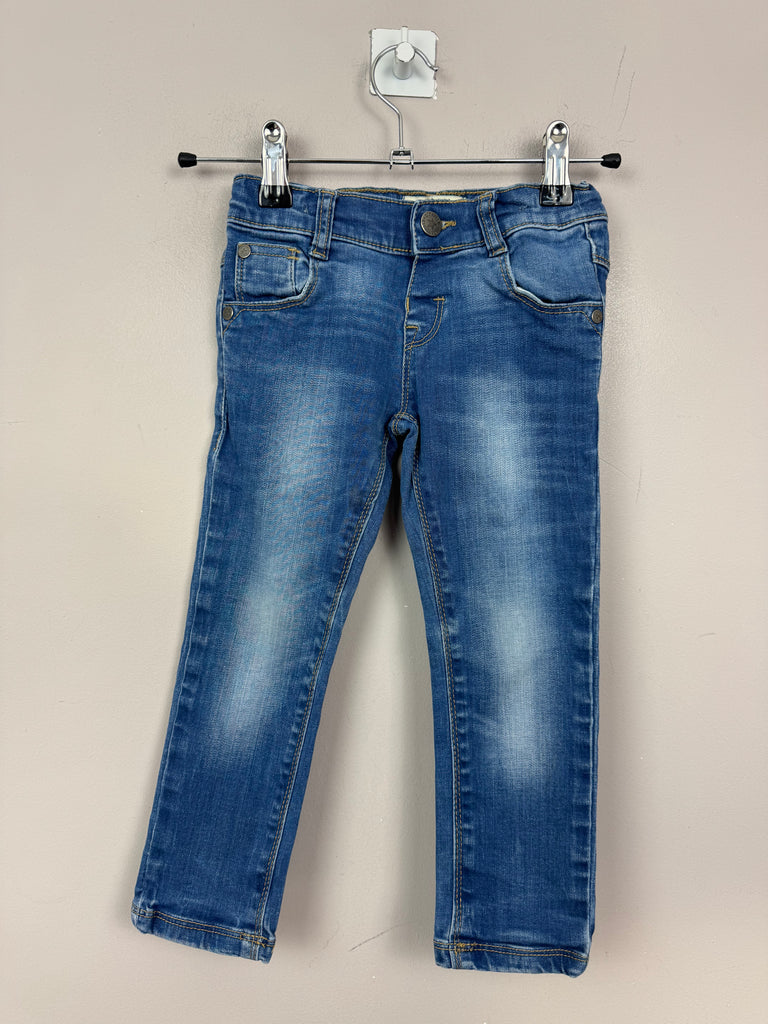 M&S Blue skinny jeans 2-3y - Sweet Pea Preloved