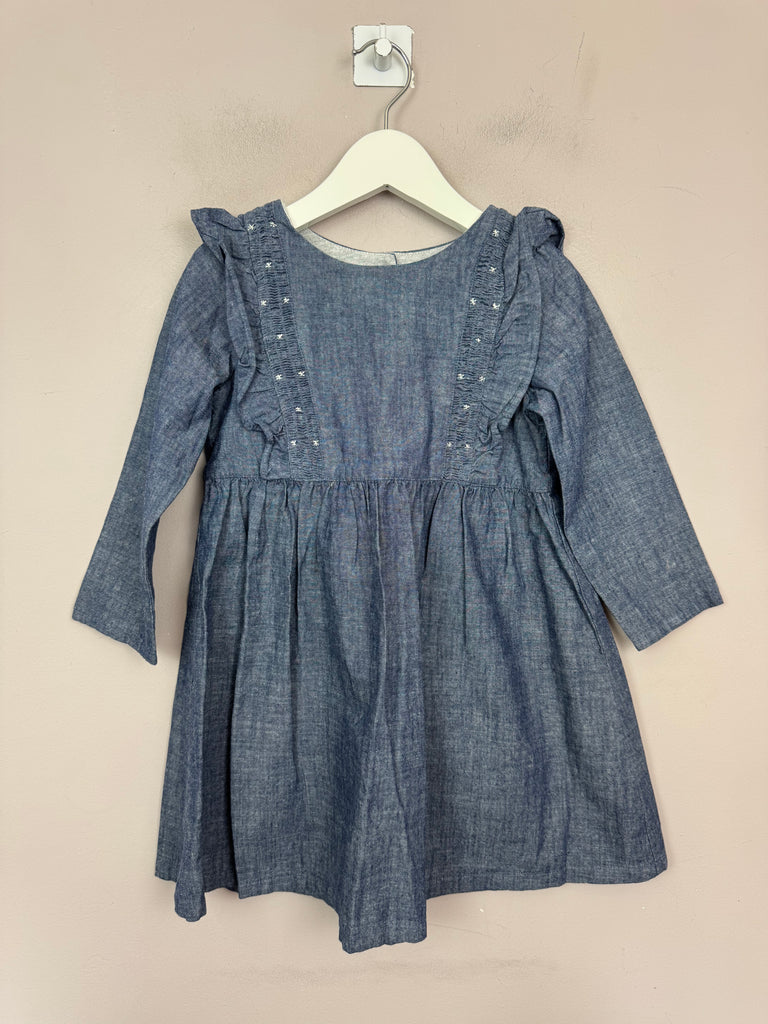 Preloved Childrens Little White Company ruffle dress 3-4y -Sweet Pea Preloved Clothes