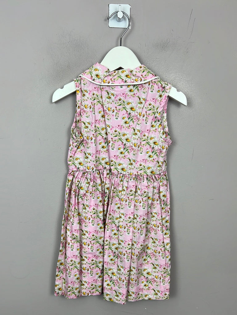 Secondhand Rachel Riley Pink Daisy button front dress