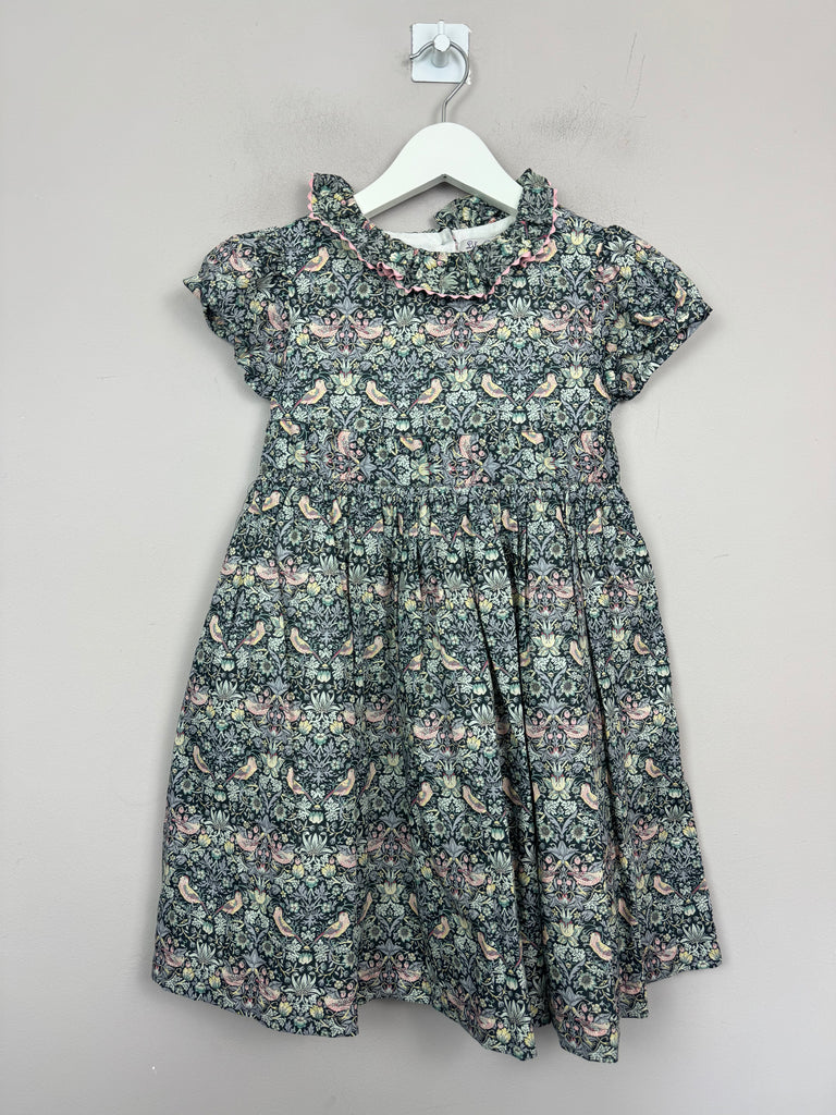 Lily Rose Liberty Strawberry Thief Dress 5y - Sweet Pea Preloved Clothes