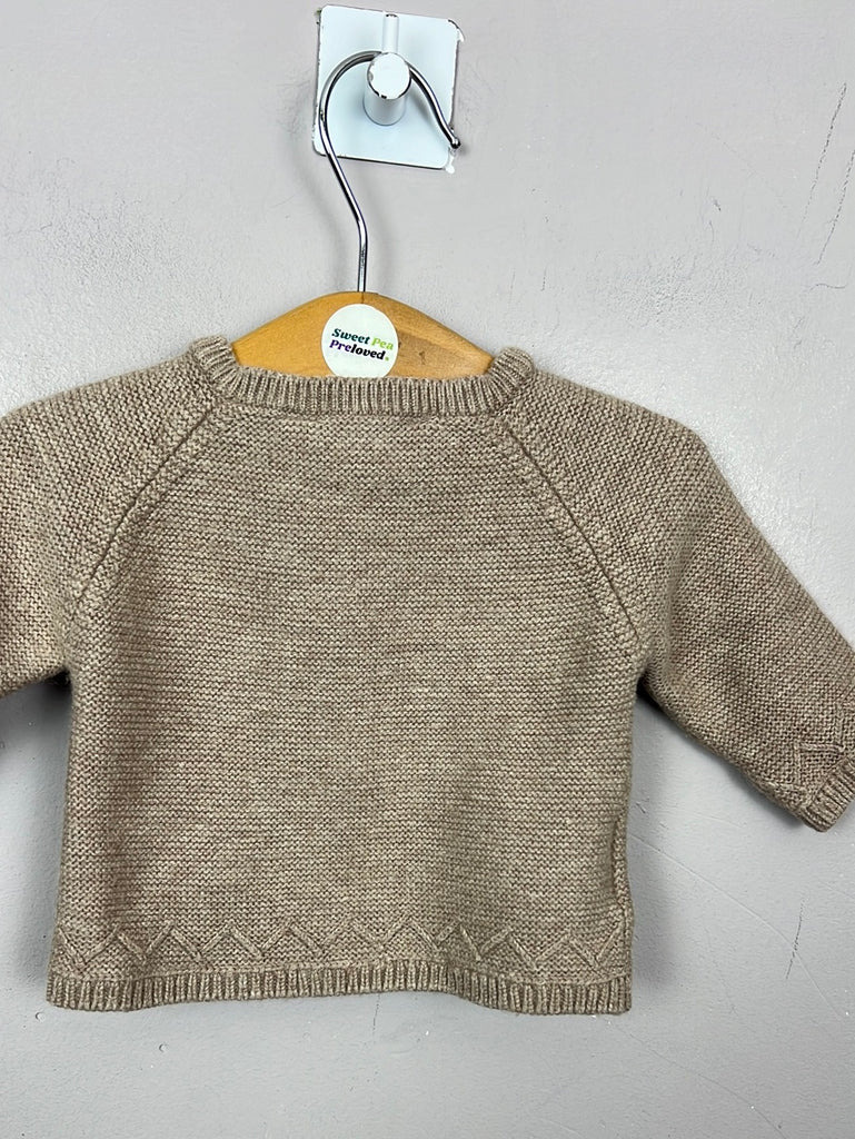 Secondhand baby 0-1m Mayoral tricot cardigan - mole
