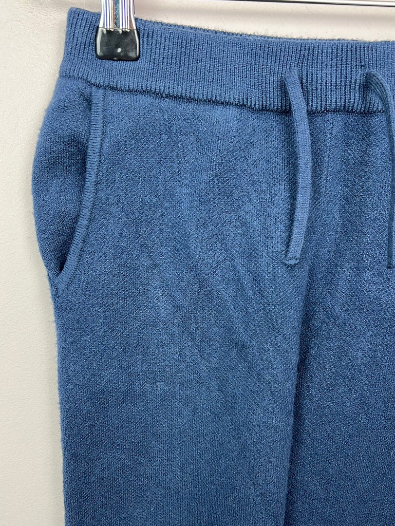 Zara Navy knitted joggers 8-9y