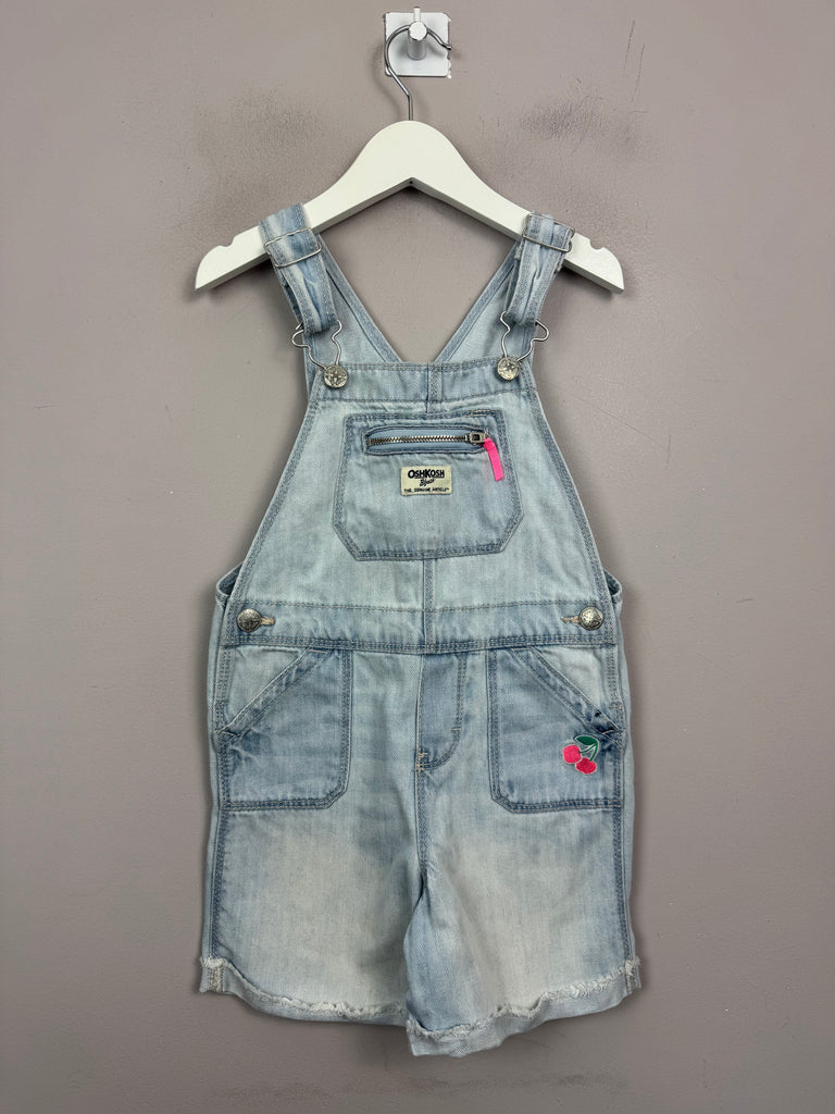 Oshkosh Cherry Dungarees 4y- Sweet Pea Preloved