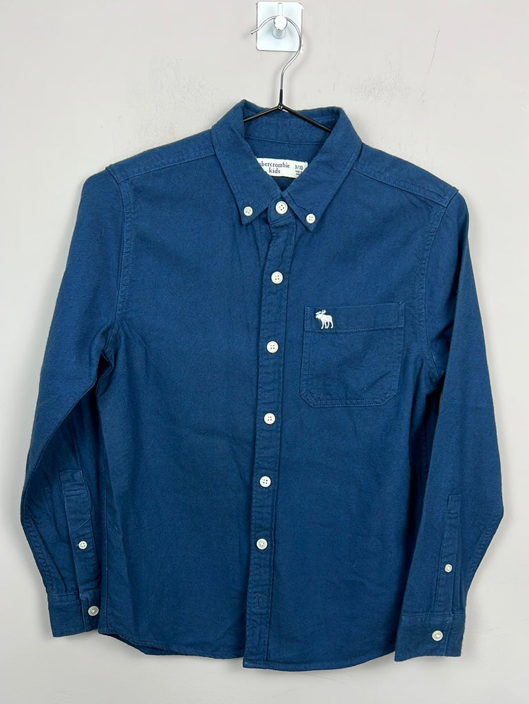 Secondhand kids Abercrombie blue soft twill shirt 9-10y