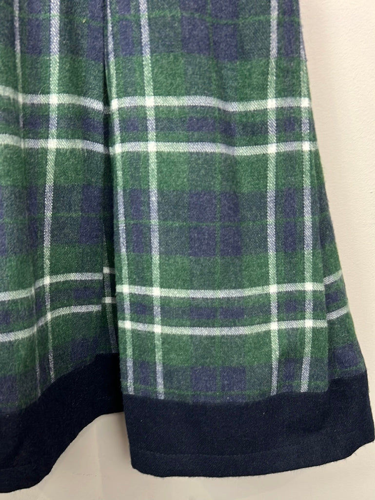 second hand girls Balloon Chic wool tartan dress  